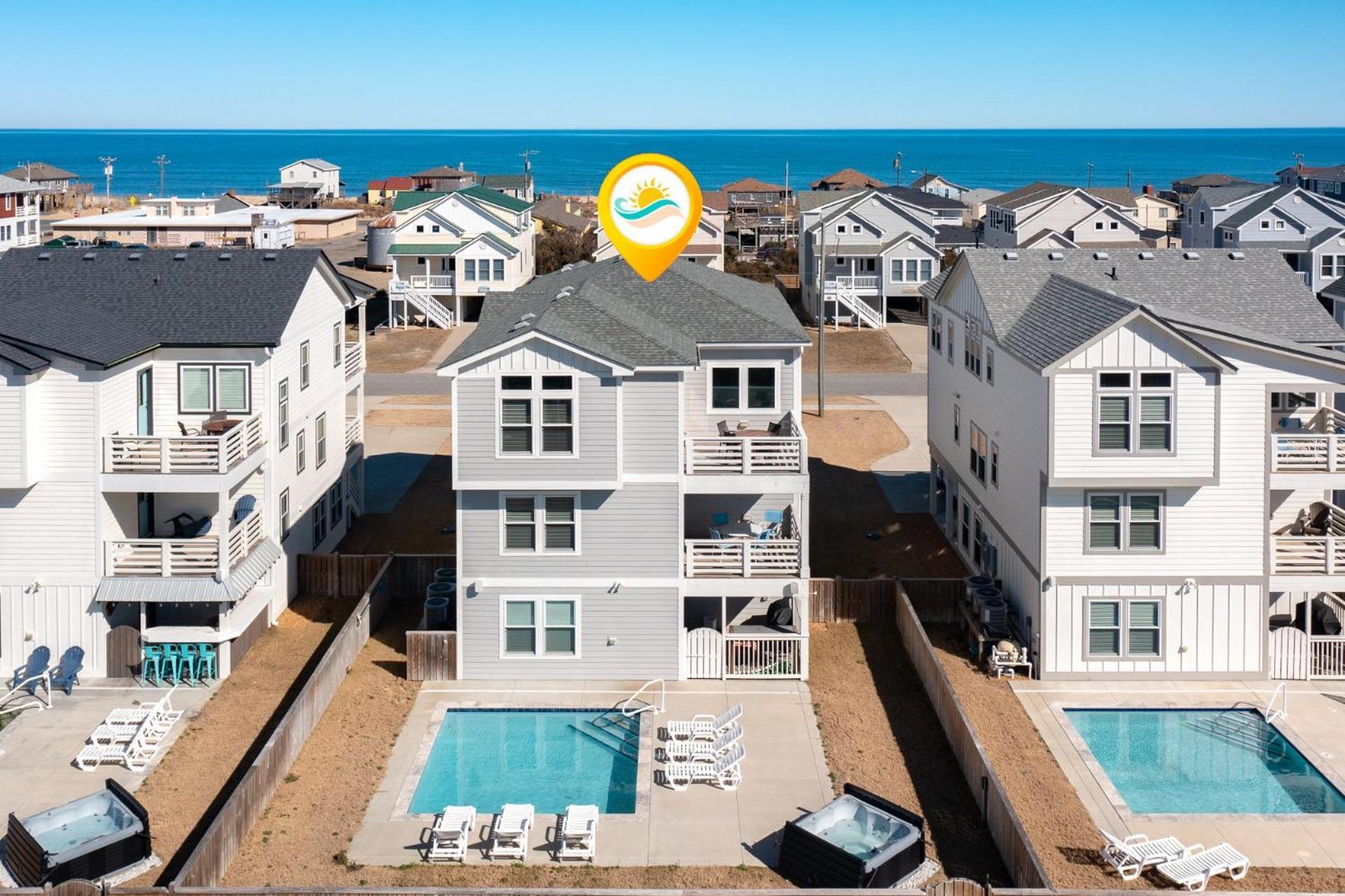 4058 Beach Haven 4 Min Walk To Beach Pool Kitty Hawk Εξωτερικό φωτογραφία