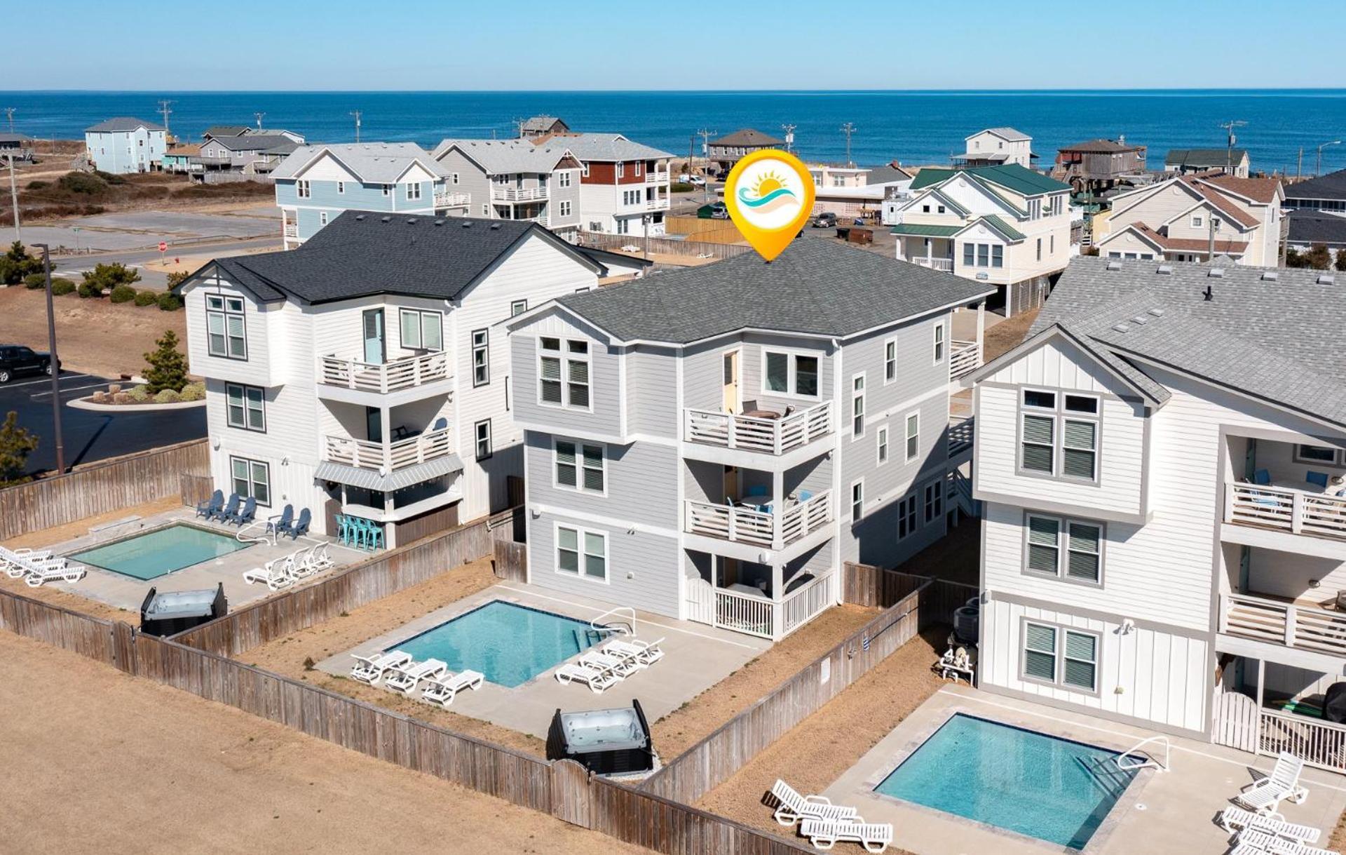 4058 Beach Haven 4 Min Walk To Beach Pool Kitty Hawk Εξωτερικό φωτογραφία